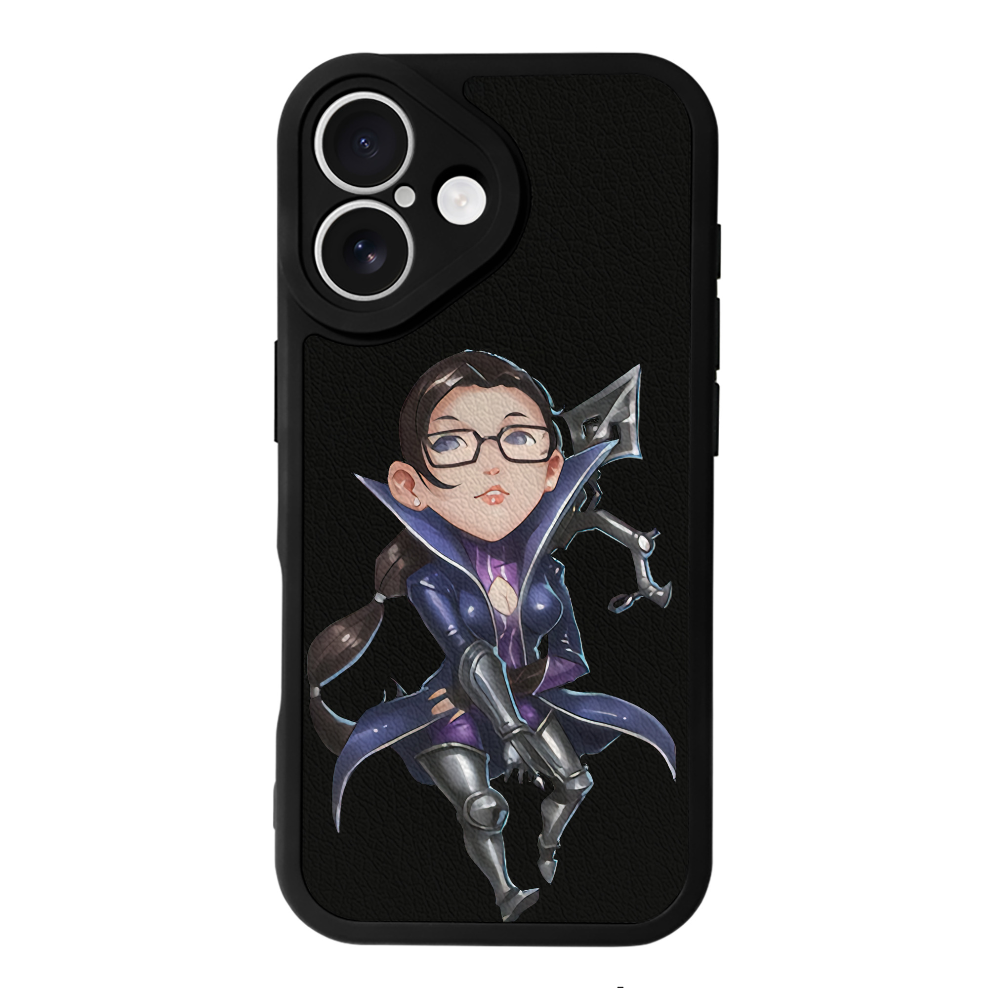 （画像用） リーグ・オブ・レジェンド League of Legends LOL 【iPhone 16シリーズ対応】シリコンスマホケース（レザー調） 材質：シリコン